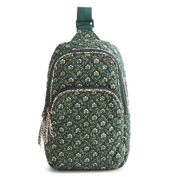 9640 Premium Cotton Lorman Sling Backpack, Mistletoe Lattice, One Size main image 6